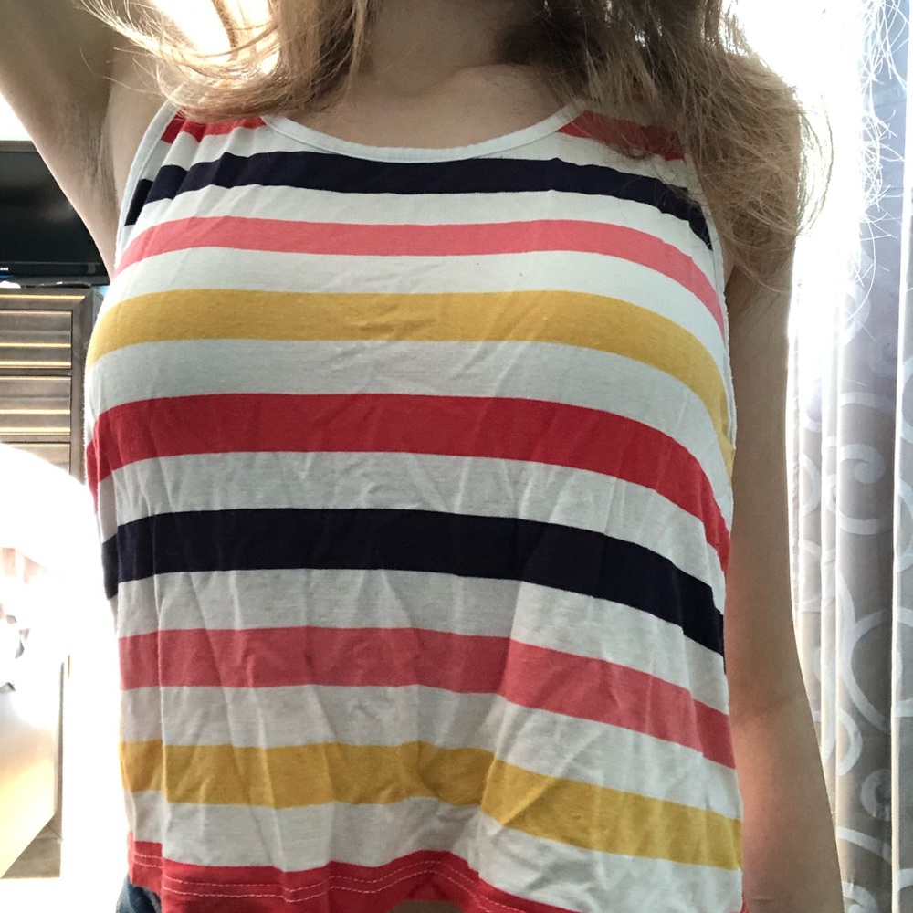 (Free with bundle) Garage striped tank top